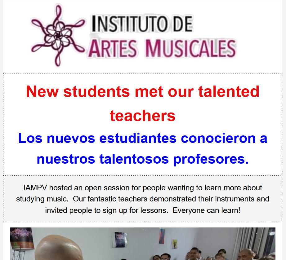 A November feast for the ears Un festín de noviembre para los oídos